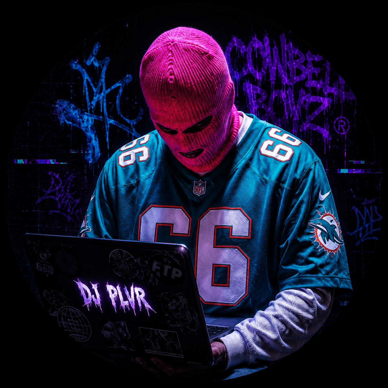 Identidad visual DJ PLVR